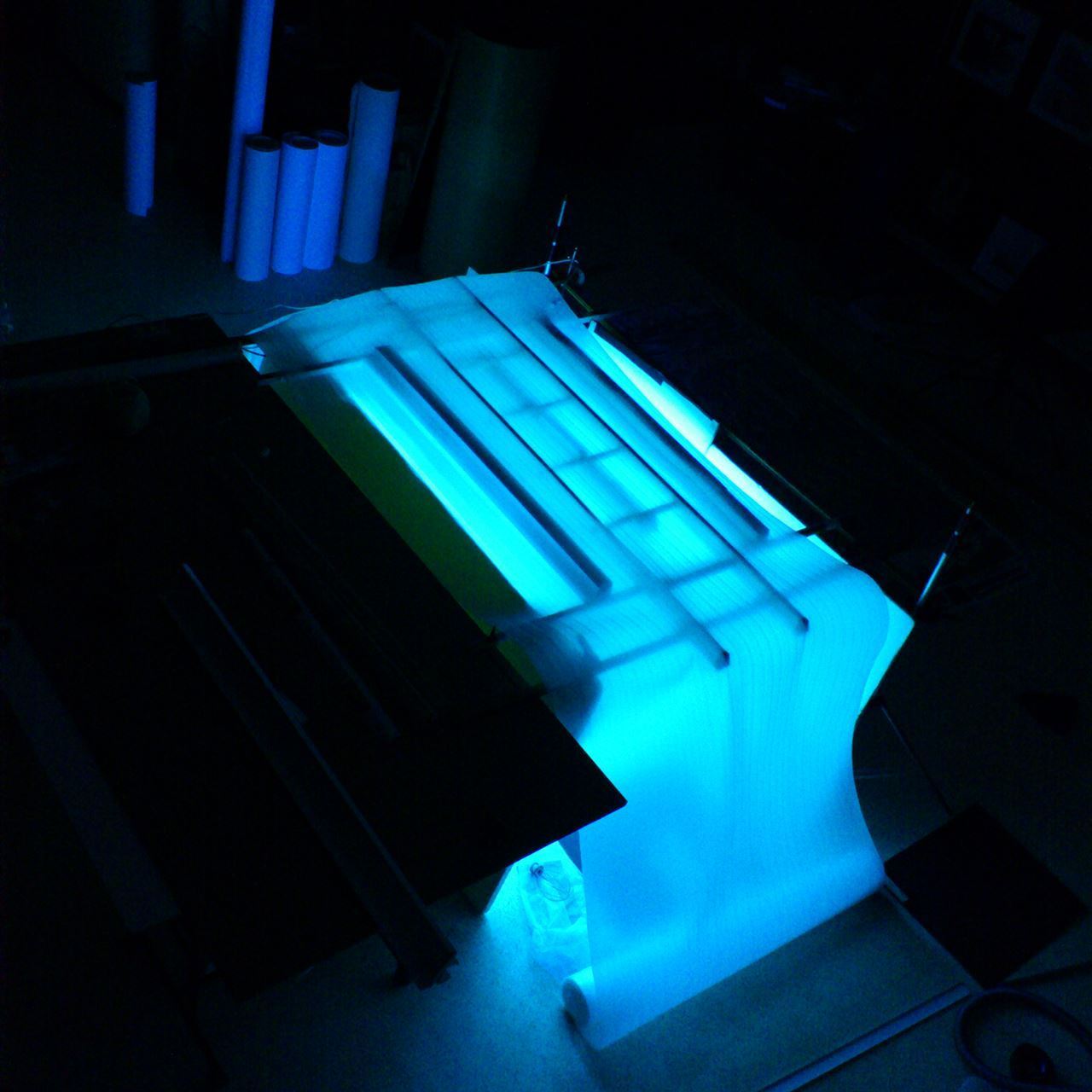 José Eduardo Cunha. Cianotipia